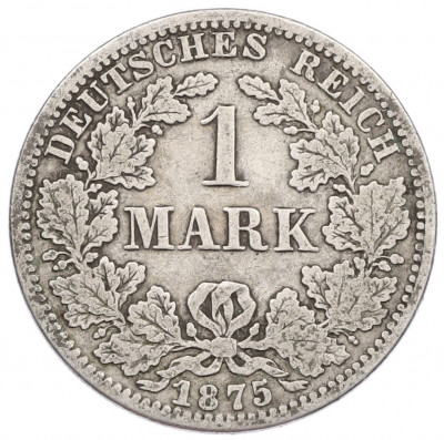1 марка 1875 года A Германия