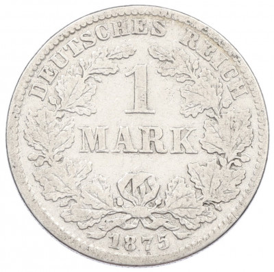 1 марка 1875 года E Германия