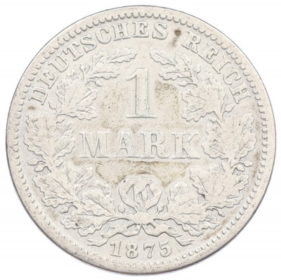 1 марка 1875 года F Германия