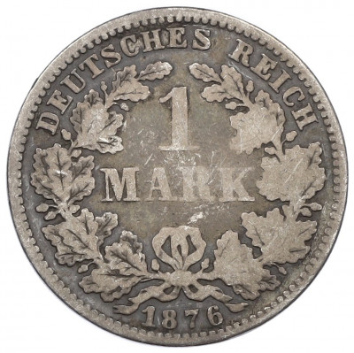 1 марка 1876 года F Германия