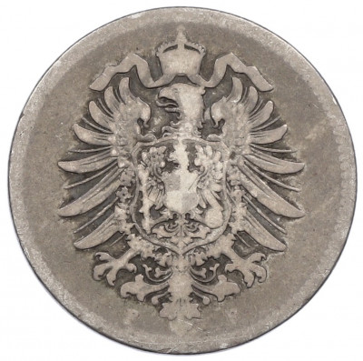 1 марка 1876 года F Германия