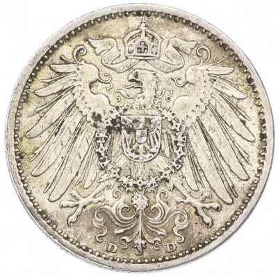 1 марка 1915 года D Германия