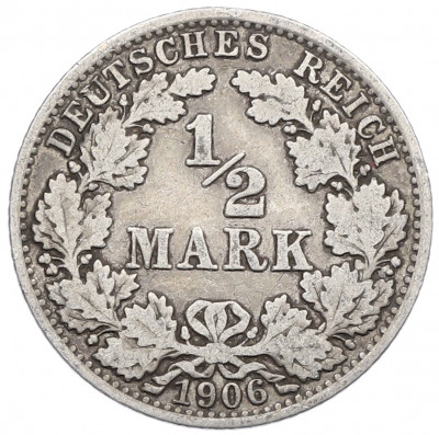 1/2 марки 1906 года A Германия