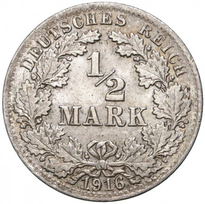 1/2 марки 1916 года A Германия