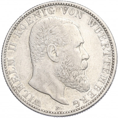 2 марки 1906 года F Германия (Вюртемберг)
