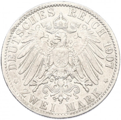 2 марки 1907 года Германия (Пруссия)