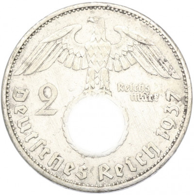 2 рейхсмарки 1937 года A Германия