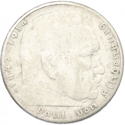 2 рейхсмарки 1937 года A Германия