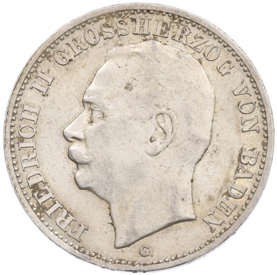 3 марки 1914 года Германия (Баден)