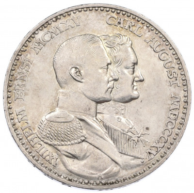 3 марки 1915 года Германия (Саксен-Веймар-Эйзенах) «100 лет Великим герцогам»