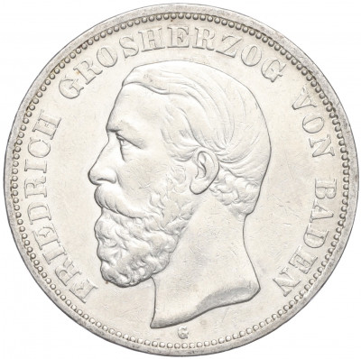 5 марок 1898 года G Германия (Баден)