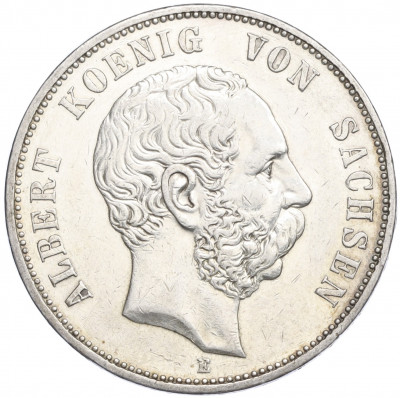 5 марок 1900 года Е Германия (Саксония)