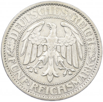 5 рейхсмарок 1927 года А Германия