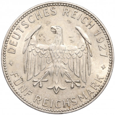 5 рейхсмарок 1927 года Германия «450 лет Тюбингенскому университету»