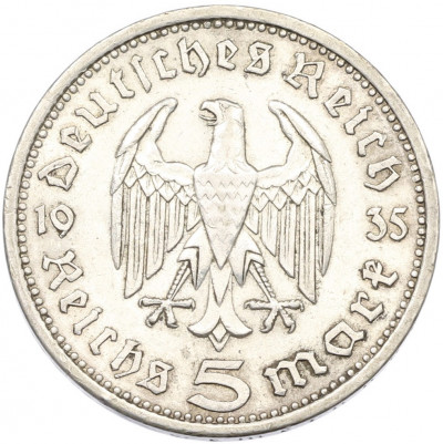 5 рейхсмарок 1935 года A Германия