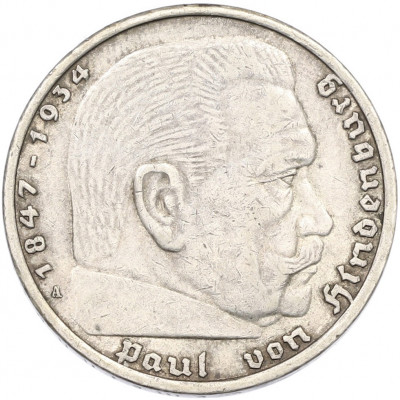5 рейхсмарок 1935 года A Германия