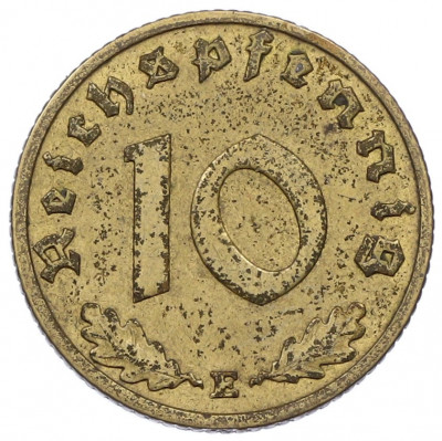 10 рейхспфеннигов 1938 года E Германия