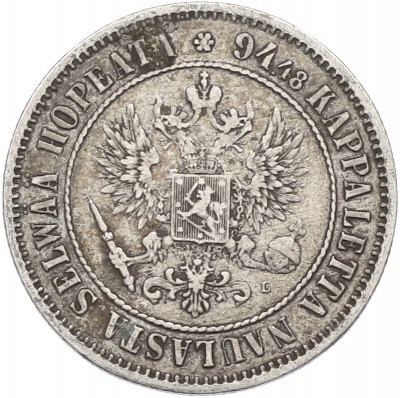 1 марка 1890 года Русская Финляндия