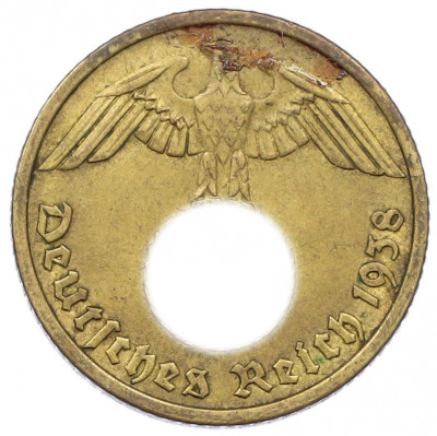 10 рейхспфеннигов 1938 года G Германия