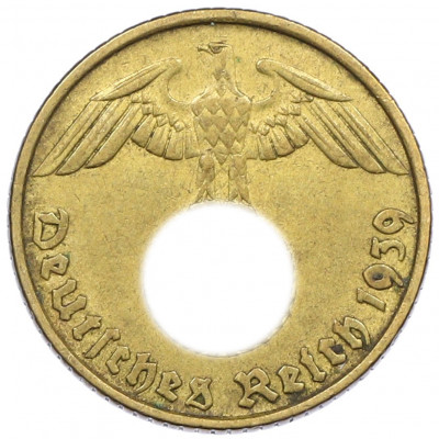 5 рейхспфеннигов 1939 года B Германия