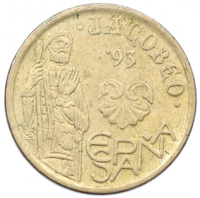 5 песет 1993 года Испания «Год Святого Иакова»