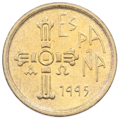 5 песет 1995 года Испания «Астурия»