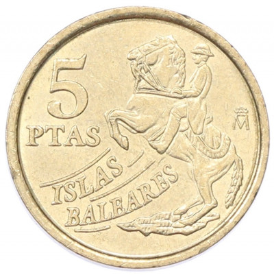 5 песет 1997 года Испания «Балеарские острова»