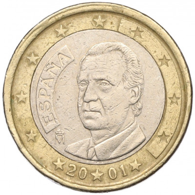 1 евро 2001 года Испания