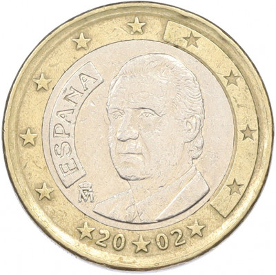 1 евро 2002 года Испания