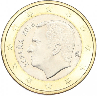 1 евро 2016 года Испания