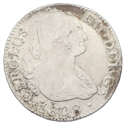 2 реала 1808 года Испания
