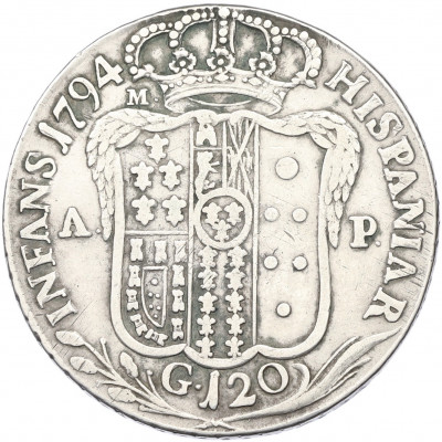 120 грано 1794 года Неаполь
