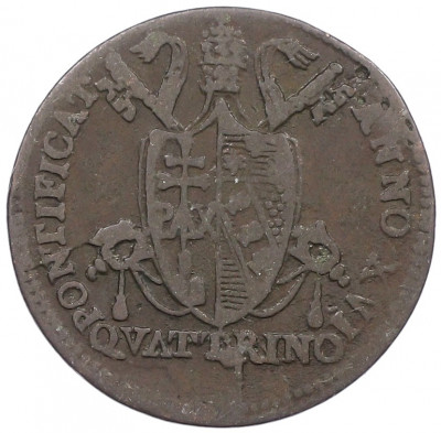 1 кваттрино 1816 года Папская область