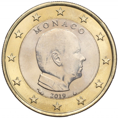 1 евро 2019 года Монако