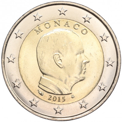 2 евро 2015 года Монако