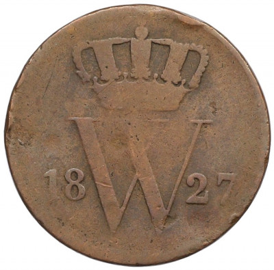 1 цент 1827 года Нидерланды