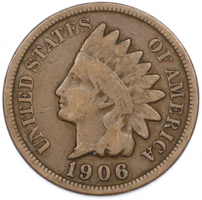 1 цент 1906 года США