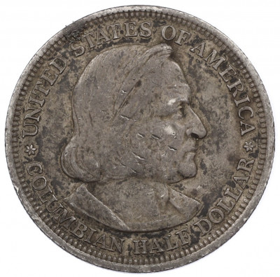 1/2 доллара (50 центов) 1893 года США «Колумбийская выставка в Чикаго»