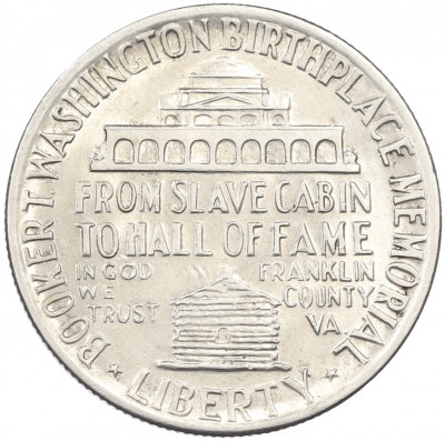 1/2 доллара (50 центов) 1946 года США «Букер Талиафер Вашингтон»