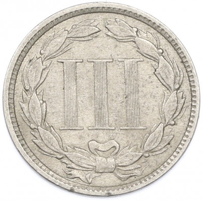 3 цента 1873 года США