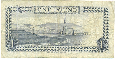 1 фунт 1991 года Остров Мэн