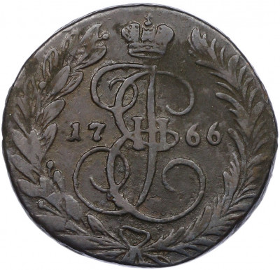 2 копейки 1766 года ЕМ