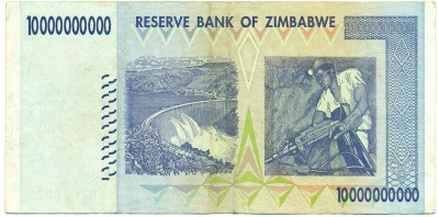 10 миллиардов долларов 2008 года Зимбабве