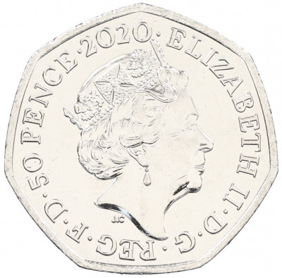 50 пенсов 2020 года Великобритания «Британское многообразие»