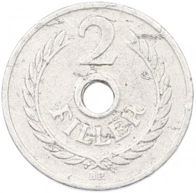 2 филлера 1962 года Венгрия