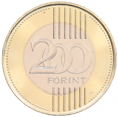 200 форинтов 2025 года Венгрия «200 лет Венгерской академии наук»