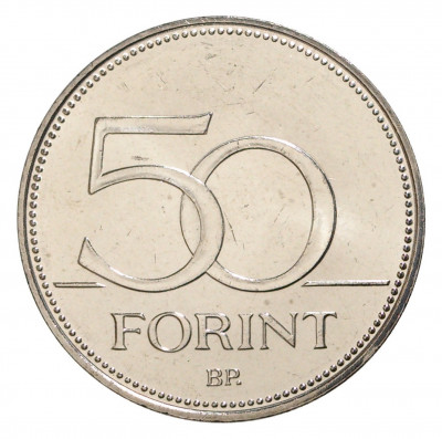 50 форинтов 2016 года Венгрия «70 лет форинту»