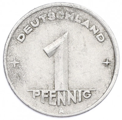 1 пфенниг 1948 года A Восточная Германия (ГДР)