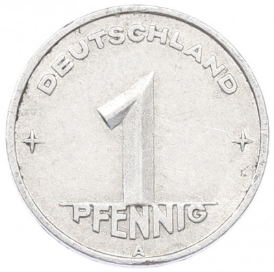 1 пфенниг 1950 года A Восточная Германия (ГДР)