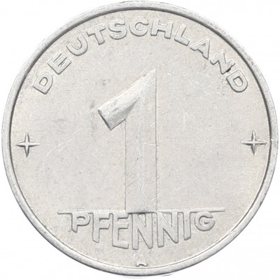 1 пфенниг 1952 года A Восточная Германия (ГДР)